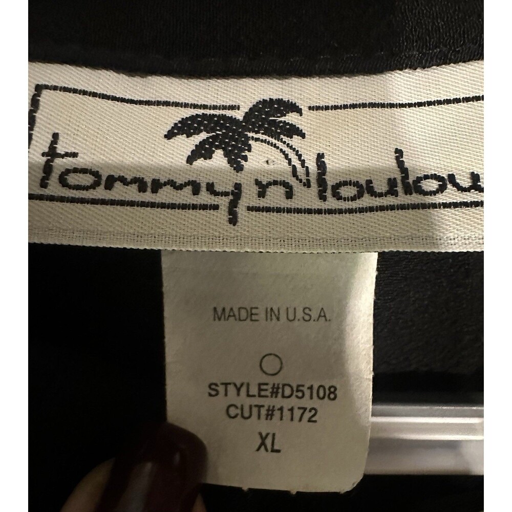 Vintage Tommy N Lou Lou Abstract Sheer Blouse XL Made USA Y2K - Picture 3 of 8